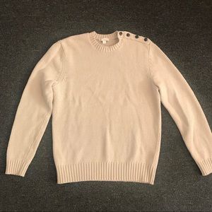 GREAT FOR WINTER - Gap cream cotton sweater (Med)